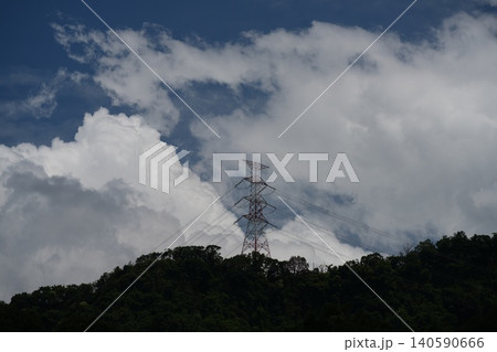 送電鉄塔 送電鉄塔 140590666