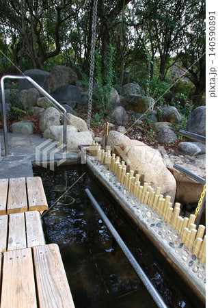 長島温泉足湯　長島温泉　長島サービスエリア足湯　三重県　伊勢湾岸道　伊勢湾岸道長島サービスエリア　 140590891