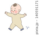 よちよち歩きをする赤ちゃん|b002 140591171