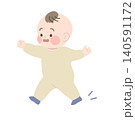 よちよち歩きをする赤ちゃん|b002 140591172