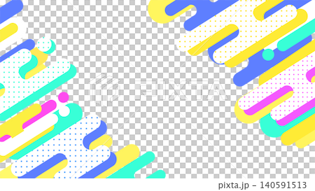 A vibrant, pop-art style frame background with diagonally scattered Memphis-inspired shapes. Orange, horizontal, 16:9 aspect ratio. A vibrant, pop-art style frame background with diagonally scattered Memphis-inspired shapes. Orange, horizontal, 16:9 aspect ratio. 140591513