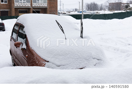 cars under the snow, winter cars under the snow, winter 140591580