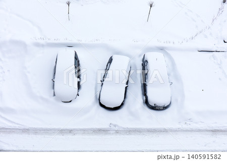 cars under the snow, winter cars under the snow, winter 140591582