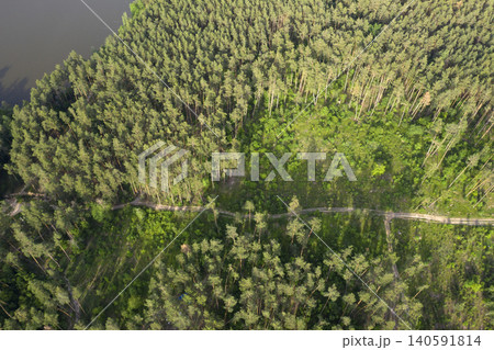 view from above of forest view from above of forest 140591814