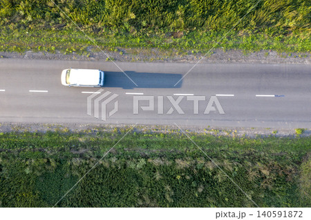 asphalt road, view from above 140591872