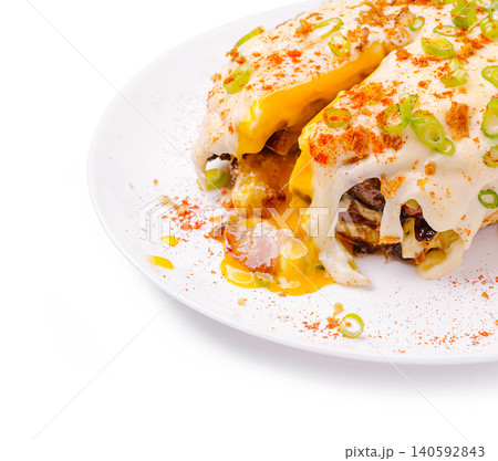 Eggs benedict with hollandaise sauce and bacon Eggs benedict with hollandaise sauce and bacon 140592843