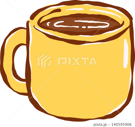 Hand drawn Mug of Hot Chocolate Hand drawn Mug of Hot Chocolate 140595906