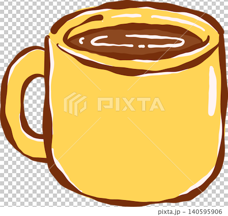Hand drawn Mug of Hot Chocolate Hand drawn Mug of Hot Chocolate 140595906