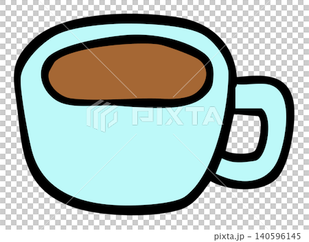 Hand drawn blue hot coffee cup for cafe, restaurant, drink menu, recipe decoration, sticker, department store, supermarket, mart, caffeine, beverage, kitchenware, office snack, breakfast, workloads Hand drawn blue hot coffee cup for cafe, restaurant, drink menu, recipe decoration, sticker, department store, supermarket, mart, caffeine, beverage, kitchenware, office snack, breakfast, workloads 140596145