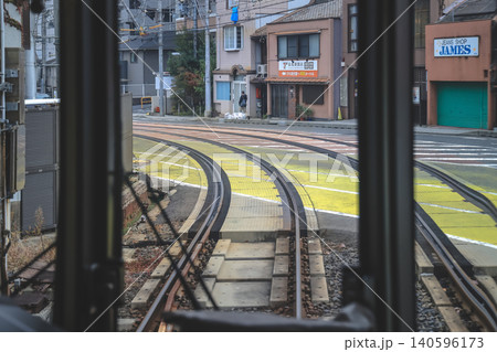 Train Cab Looking Out At Rails And Landscape Nov 27 2025 Train Cab Looking Out At Rails And Landscape Nov 27 2025 140596173