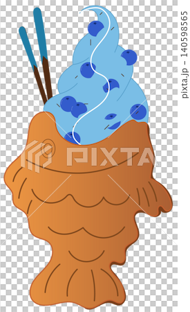 blue blueberry taiyaki blue blueberry taiyaki 140598565
