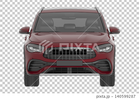 car isolated on transparent background, 3d illustration, cg render car isolated on transparent background, 3d illustration, cg render 140599287