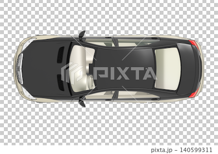 car isolated on transparent background, 3d illustration, cg render car isolated on transparent background, 3d illustration, cg render 140599311