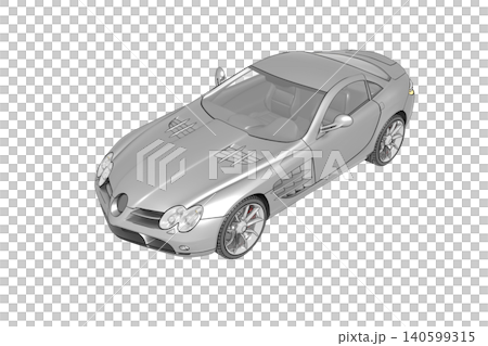 car isolated on transparent background, 3d illustration, cg render car isolated on transparent background, 3d illustration, cg render 140599315