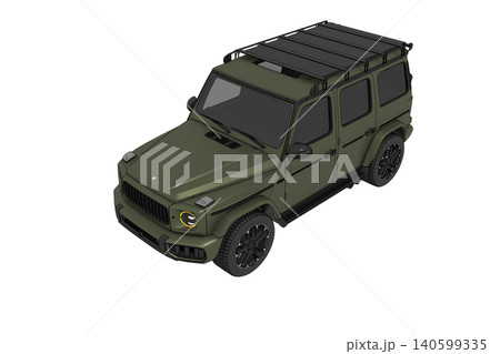car isolated on transparent background, 3d illustration, cg render car isolated on transparent background, 3d illustration, cg render 140599335