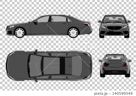 car isolated on transparent background, 3d illustration, cg render car isolated on transparent background, 3d illustration, cg render 140599349