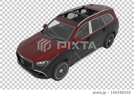 car isolated on transparent background, 3d illustration, cg render car isolated on transparent background, 3d illustration, cg render 140599350