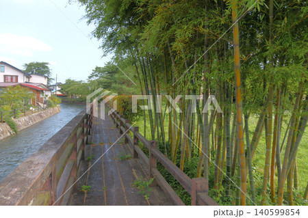 学問の道遊歩道(宮城県大崎市岩出山の内川沿い) 学問の道遊歩道(宮城県大崎市岩出山の内川沿い) 140599854