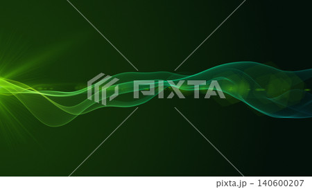 Neon glowing abstract wave line animation, futuristic flow curve background, digital technology loop motion graphic, green teal mesh ribbon Neon glowing abstract wave line animation, futuristic flow curve background, digital technology loop motion graphic, green teal mesh ribbon 140600207
