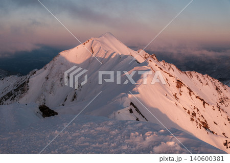 冬の伯耆大山 冬の伯耆大山 140600381