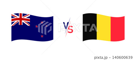 New Zealand Versus Belgium Flags Concept Illustration With VS Symbol for International Sports Match or Comparison New Zealand Versus Belgium Flags Concept Illustration With VS Symbol for International Sports Match or Comparison 140600639