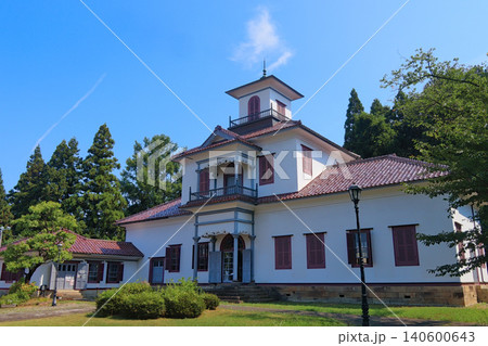疑洋風建築・旧東村山郡役所の三層楼閣(山形県天童市) 疑洋風建築・旧東村山郡役所の三層楼閣(山形県天童市) 140600643