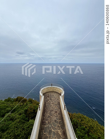 長崎県対馬の異国の見える丘展望台から望む海の風景 長崎県対馬の異国の見える丘展望台から望む海の風景 140600868