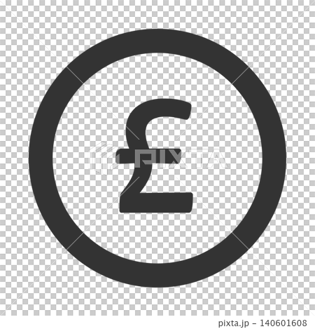 £ ポンド お金アイコン 黒色 シンプル 硬貨 £ ポンド お金アイコン 黒色 シンプル 硬貨 140601608