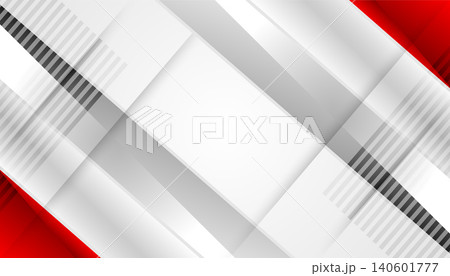 Abstract Red Gray Geometric Background with Modern Overlapping Squares Abstract Red Gray Geometric Background with Modern Overlapping Squares 140601777