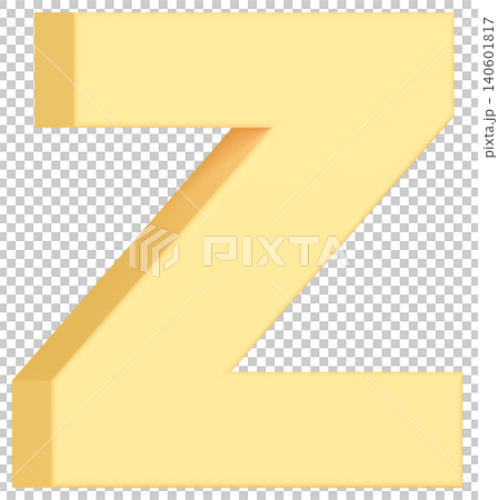 3D Material_Alphabet_Z_Light Green 3D Material_Alphabet_Z_Light Green 140601817