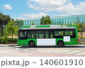 Bus on the road in Seoul, Bus billboards	 140601910