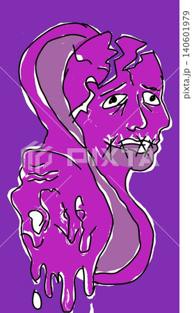 Creepy Pink Overlapping Faces Nightmare Psychological Horror Vector Background Creepy Pink Overlapping Faces Nightmare Psychological Horror Vector Background 140601979
