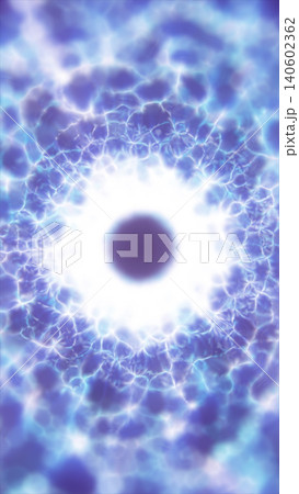 Abstract blue and violet energy vortex with a bright glowing ring and dark center, resembling a futuristic iris or plasma portal. Abstract blue and violet energy vortex with a bright glowing ring and dark center, resembling a futuristic iris or plasma portal. 140602362