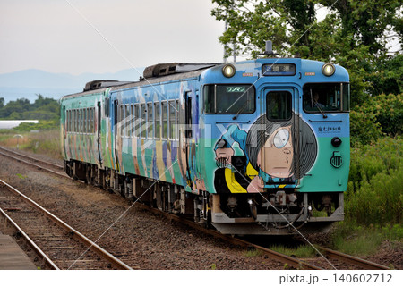 境線で活躍するキハ40系普通列車2両 境線で活躍するキハ40系普通列車2両 140602712