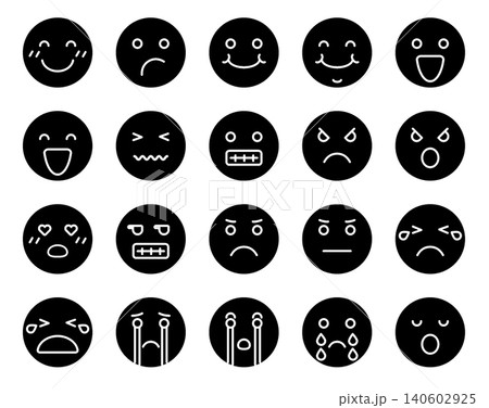 Emoji Icon Set - Glyph 140602925
