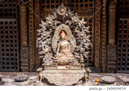 Traditional Nepal Buddha statue artwork 140604654