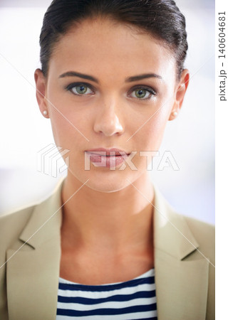 Portrait of businesswoman, closeup or finance career in office for professional, job or corporate company. Face, proud employee or work as financial consultant or serious female worker in workplace Portrait of businesswoman, closeup or finance career in office for professional, job or corporate company. Face, proud employee or work as financial consultant or serious female worker in workplace 140604681