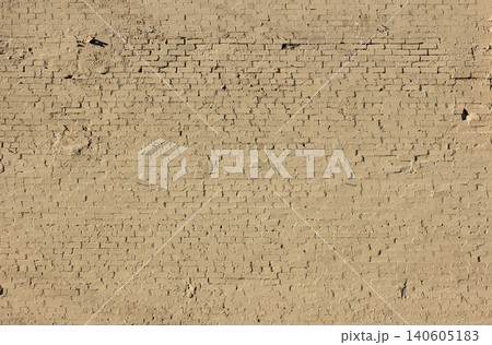Close up of Historic Building Brick Wall Rural East Texas 140605183