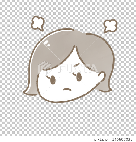 Illustration of an angry woman Illustration of an angry woman 140607036