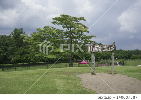 岩手県　小岩井農場で見る風景 140607387