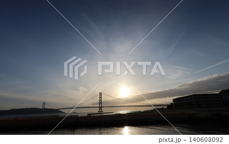 夕暮れと大橋 夕暮れと大橋 140608092