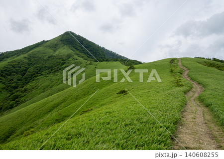 日本の岡山県真庭市の下蒜山の美しい風景 140608255