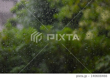 豪雨をもたらした台風の通過 140608466