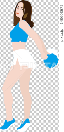 Simple, realistic illustrations of girls with no background. Themes include events, scenes, and fashion. Cheerleader 1 Simple, realistic illustrations of girls with no background. Themes include events, scenes, and fashion. Cheerleader 1 140608673