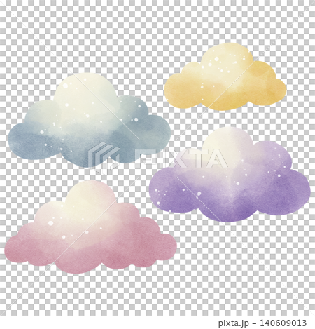 Cozy pillows and blanket with star patterns, watercolor style. Bedtime, sleep, and sweet dreams concept. 140609013
