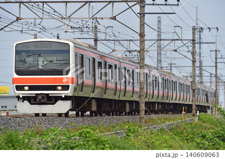 武蔵野線　南越谷－東川口　JR東日本　209系　M81編成（幕張）　 140609063
