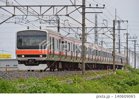 武蔵野線 南越谷-東川口 JR東日本 E231系0番台 MU15編成(幕張) 武蔵野線 南越谷-東川口 JR東日本 E231系0番台 MU15編成(幕張) 140609065