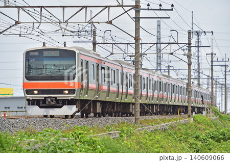 武蔵野線 南越谷-東川口 JR東日本 E231系0番台 MU7編成(幕張) 武蔵野線 南越谷-東川口 JR東日本 E231系0番台 MU7編成(幕張) 140609066