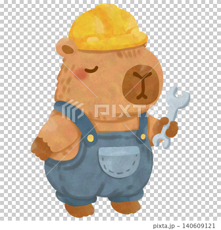 Kawaii Watercolor Capybara Labour Day Clipart Bundle Cute Working Capybara Commercial Use Kawaii Watercolor Capybara Labour Day Clipart Bundle Cute Working Capybara Commercial Use 140609121