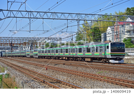 東海道本線 戸塚-大船 JR東日本 E231系1000番台 K-30編成(国府津) 東海道本線 戸塚-大船 JR東日本 E231系1000番台 K-30編成(国府津) 140609419